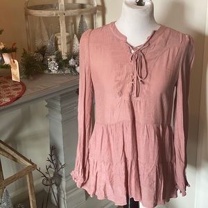 Jodifl Blush Pink Top